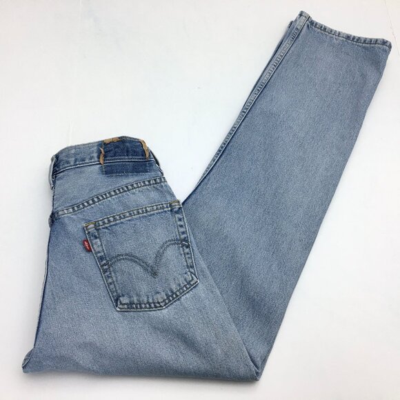 Vintage Levi's Jeans 505 Regular Fit Straight Leg Light Wash Cotton 28 x 31 READ - Picture 1 of 11